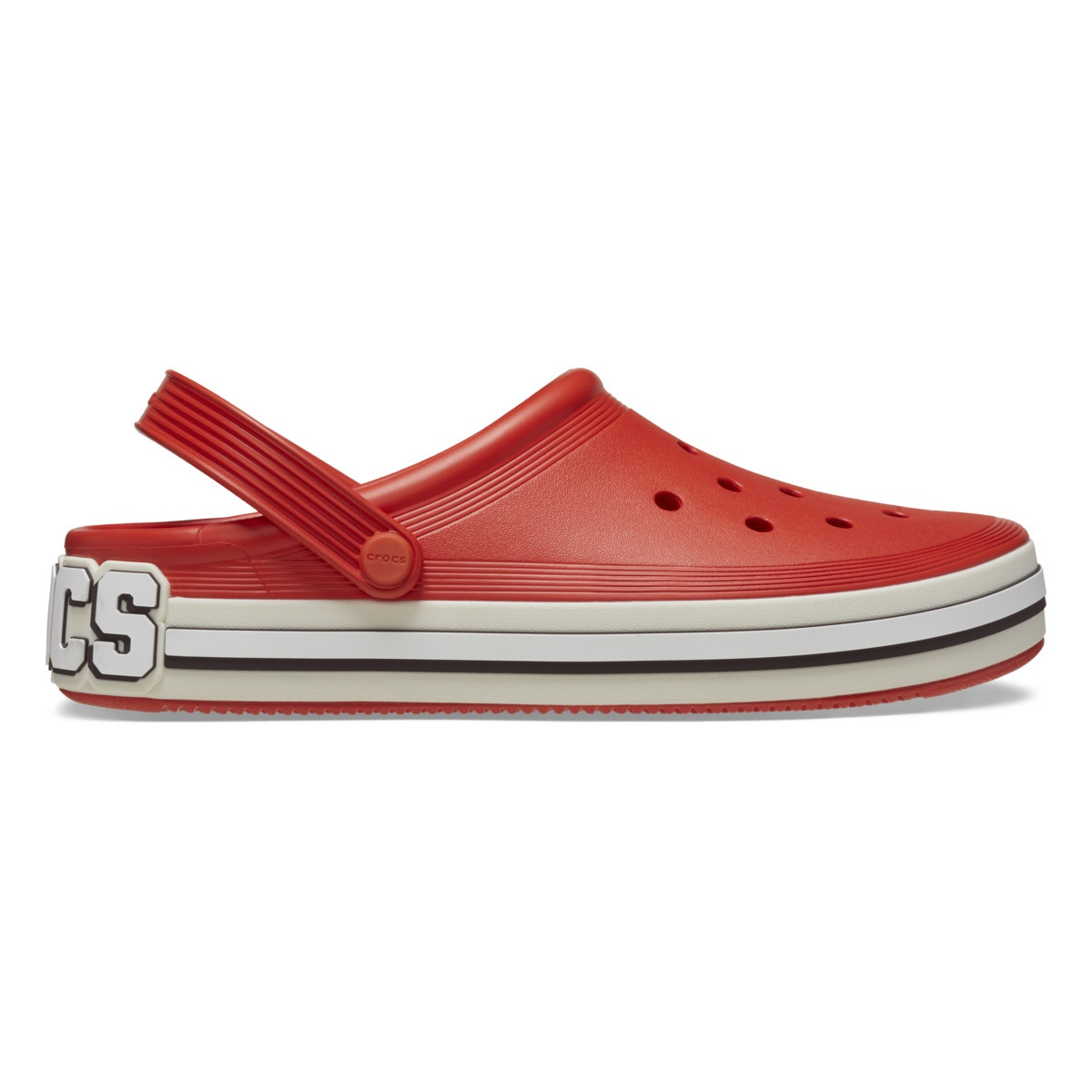 Saboti Crocs Off Court Logo Clog Rosu - Tomato - imagine 8